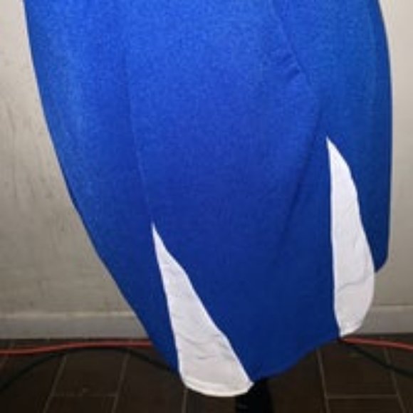 Blue plus size dress - Picture 2 of 4